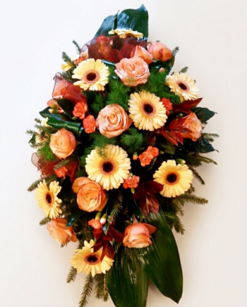 Wiązanka pogrzebowa CIEPŁE WSPOMNIENIE